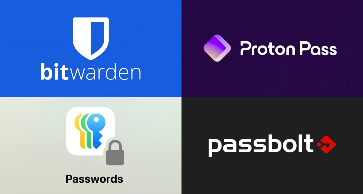 E0875: Probando Bitwarden, ProtonPass, Apple Passwords y Passbolt