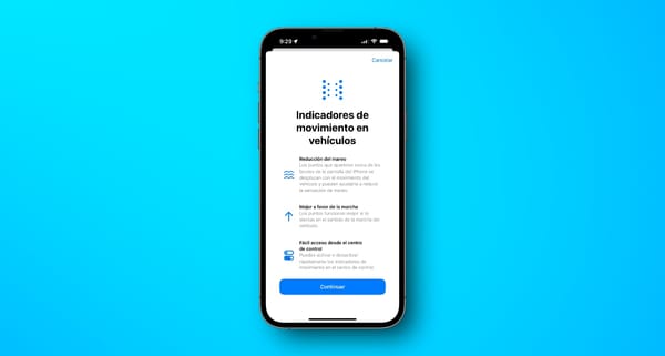 Puntitos anti-mareo en iOS 18